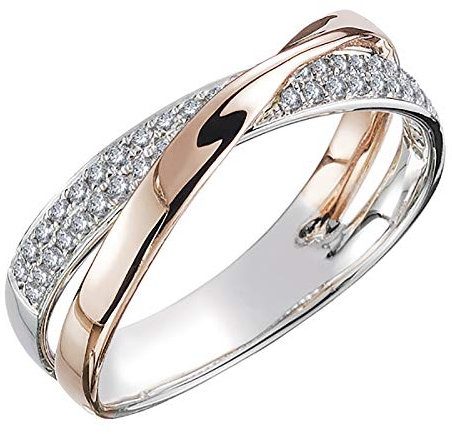 Persönlichkeit X Ring Criss Cross Ring Simulierter Diamant Zirkonia Ring Verlobungsversprechen Ringe Eheringe für Frauen Schmuck Geschenke