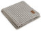 KNIT FACTORY - Cody Gestrickte Decke - Wohndecke - Kuscheldecke - Gestrickte Sofadecke - Plaid aus Wolle - Wolldecke - Iced Clay - 160x130 cm