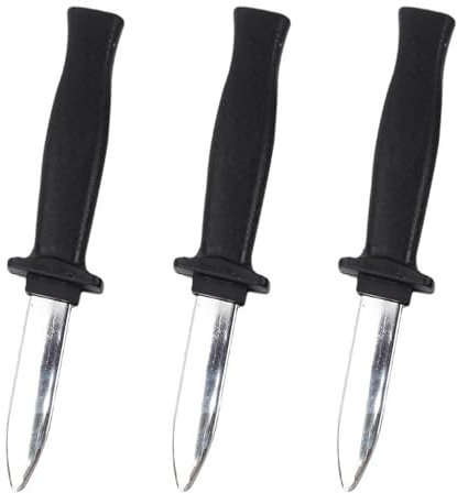 Bohue 3Pcs Plastic Retractable Knife Fake Dagger Toy Disappearing Fake Knife Prank Prop Novelty Trick Toy for Halloween Stage Performance