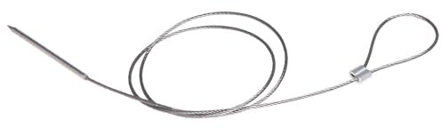 Flexibler Grillspieß aus Edelstahl 72 cm mit Öse - Ideal zum Aufspießen von Grillgut - Spülmaschinengeeignet