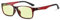 DUCO Blaulichtfilter Brille Herren Computerbrille Gaming Blaufilter Brillen,Superleichter Rahmen UV Schutz Ohne Stärke Brille 223 (WeinRot)