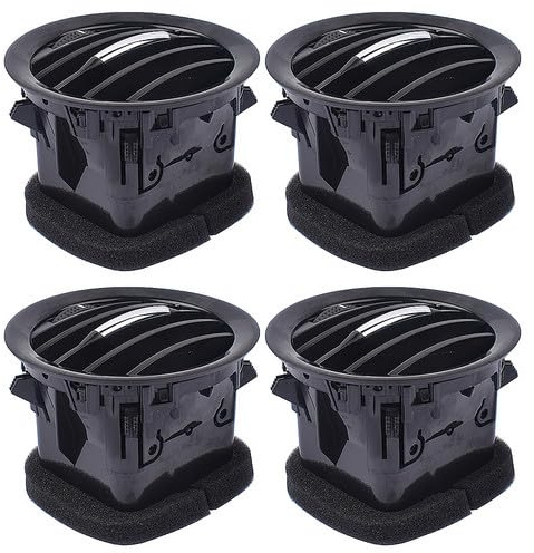 NSGMXT 4 griglie di ventilazione nere di ricambio per Adam 1 Adam M13 Corsa D S07 Corsavan MK III 2006-2019#13232297 13365421 13417362 2201098