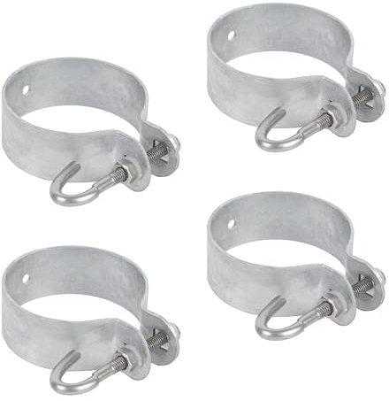 Alberts 820954 Schelle für Geflechtspannstäbe | feuerverzinkt | Schellen-Ø 60 mm | 4er Set