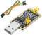 QIQIAZI UART-TTL USB Adapter mit Konverter CH340G, 3.3V / 5V UART-TTL USB Adapter mit Jumper Kabel kompatibel mit Arduino