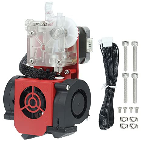 Direct Drive Extruder Set Dual Blower Fans 3D Printer Upgrade Accessories with 42to34 Stepper Motor 24V for Ender 3 Pro V2 and Aquila