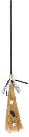 Witches Broomst-ick | Witches Broom - Spooky Halloween Witch With Removable Handle - Cosplay Witch Kid Adult Broom Props Supplies Length About 112cm