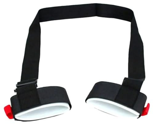 BUUNHI Housses à Skis Sacs de Ski réglables, Porte-Main d'épaule, Sangles de poignée de Cils pour Ski Snowboard Sac De Ski