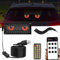 XPJBKC Panneau Affichage LED, 7 x 17 CM Panneau LED Voiture, Plaque Lumineuse Camion Yeux, Panneau Lumineux LED pour Voiture, Camion, Magasin, Bar, Fenêtre