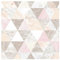 Boutique Beau Geometric Triangle Pink and Rose Gold Wallpaper (was £23.99)