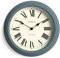 JONES CLOCKS® Venetian wanduhr | Klassische runde Uhr | 30cm | Blau | Römische ziffern | Traditionelles Design, ideal für küche, Wohnzimmer oder Schlafzimmer
