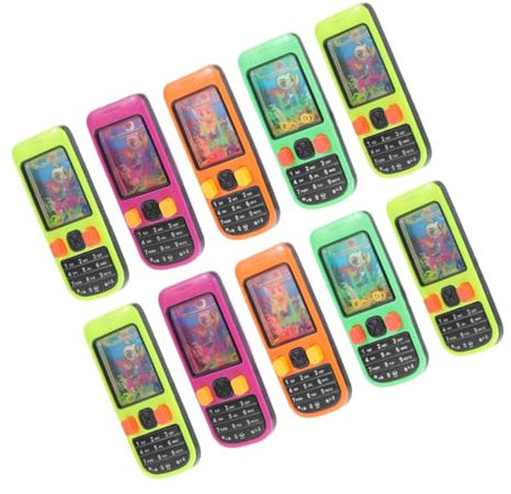 Vaguelly 10stücke Handheld Wasserspielzeug Mit Ringwurf Gemischte Mini Wasser-Spiele Für Kinderparty Und Mitgebsel Lustiges Cartoon Design Für Jungen Und Mädchen