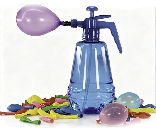 Water Balloon Pump Set, 2 In1 Air & Water Balloon Pump With 500 Waters Balloons, Manual Filler Bottle, Hand Waters Balloons Inflator Tool For Birthday Parties, Family Gatherings, Group Games