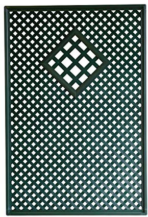 Videx-Sichtschutzwand Kunststoff, Coventry-Diamant Raute, 125 x 185cm, grün