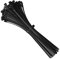 intervisio Fascette Plastica per Cablaggio Riutilizzabili, 300 mm x 7,6 mm, Nero, Richiudibili, Riapribili, Fermacavo Elettricista 300mm Nylon Cavi Stringicavo, Nere, 100 Pezzi