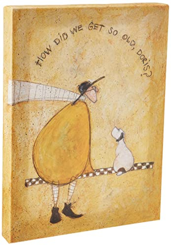 Sam Toft Leinwanddruck, Baumwolle, Mehrfarbig, 30 x 40 cm