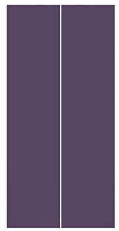 Bilderwelten Schiebegardinen - Rotviolett Deckenhalterung, 2X á 250 x 60cm