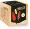 Feel Green Ecocube Chili Tabasco, Schärfegrad: 7, Scoville: 30.000-80.000, Nachhaltige Geschenkidee (100% Eco Friendly), Grow Your Own/Anzuchtset, Pflanzen Im Holzwürfel, Made in Austria