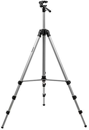 STIER Trépied 250, filetage 1/4, hauteur réglable (88-250 cm), rotation 360°, support laser