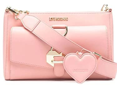 Love Moschino Borsa A SPALLA, Sac l'paule Femme, Rose, Taille Unique