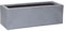 VIVANNO Blumenkasten Balkonkasten Pflanzkasten Fiberglas FLOBO Beton-Optik grau - 15x45x17 cm