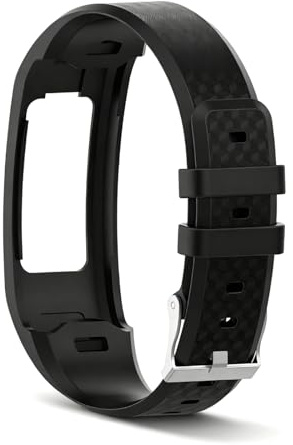 MODJUEGO Silikon-Uhrenarmband für Garmin VivoFit 2/1 Fitness-Ersatz, Größe L, Schwarz
