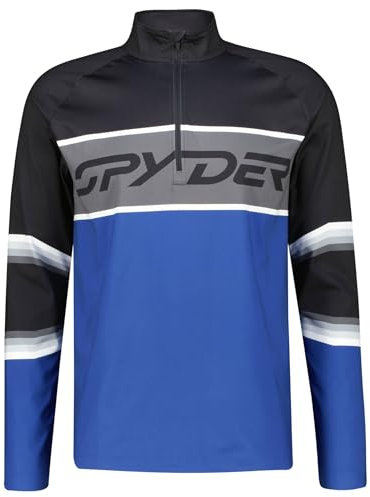 Spyder Premier Zip T-Neck, Herren, Electric Blue, XL