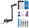 for iPhone Xs Max Charging Port Replacement White Headphone Jack USB Charge Dock Connector Assembly Microphone Antanna Flex Cable with Repair Tools Kit Waterproof sticker A1921 A2101 A2102 A2103 A2104