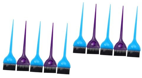 FRCOLOR 10stücke Teiliges Haartönungs-kamm Werkzeug Professioneller Kamm Für Haarfärbung Mit Bunten Zähnen Für Heimgebrauch Zufällige Farben
