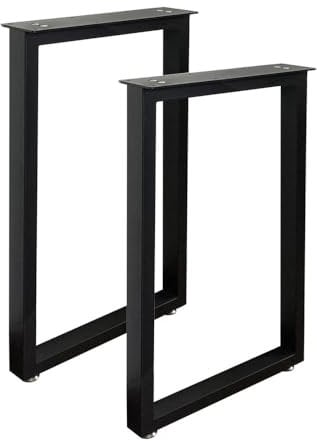 Jahof Heavy Duty Industrielle Möbelbeine 2 Stück (Rechteckig, B45xH70cm)
