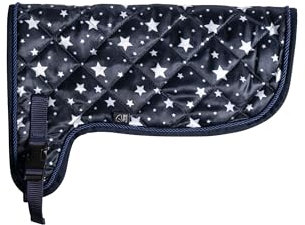 HKM Hobby Horsing Print Couverture Bleu Marine en Motif D´Étoiles Taille Unique