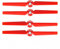 4 stücke Propeller/fit for yunec Q500 CW CCW. Typhoon 4K Drone-Kamera-Ersatz Selbstverriegelungsklinge Schnellrelease-Prop (Color : Red)