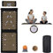 Loboo Idea XL Akupressurmatte und Kissen Set, Extra Lange Yoga Akupressurmatte Set zur Linderung von Nacken- und Rückenschmerzen, Stressabbau Geschenke für Mann und Frau (Gold, XL)