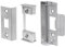 Rebate Set for Double Door Heavy Sprung Tubular Latches - Satin Steel