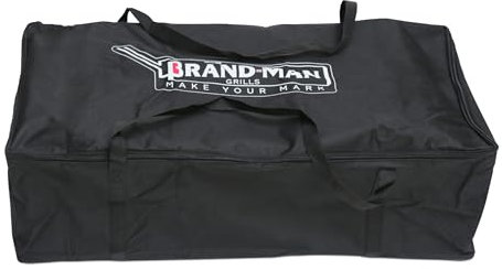 Brand-Man Custom Fit 2.0 - Borsa per barbecue a carbonella (modello: BMROTIS), perfetta per barbecue COLT a carbonella, girarrosto con spiedo, resistente e portatile per esterni, spiaggia e parco