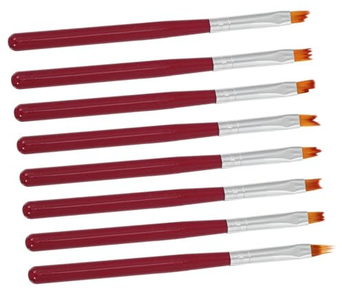 BELLIFFY 8pcs Nail Art Brushes Set Manicure Supplies Nail Art Pen Painting Tool