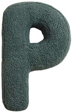 DTREELS Buchstabenkissen, 26 englische Buchstaben, niedliches Plüsch-Dekokissen, weich, gemütlich, weich, Buchstabenkissen, für Wohnzimmer, Sofa, Bett, Auto-Dekoration