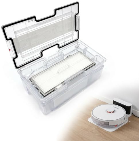 Rynplex for Roborock, Accessoires de boîte à poussière Ultra S7 Max, for Roborock, S7/S7 MaxV/S7 Pro aspirateur Poubelle Topaz-SC pièces de Rechange Remplacement du boîtier du dépoussiéreur