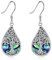 DAYLINLOVE Tree of Life Earrings 925 Sterling Silver Abalone Shell Tree Earrings Tree of Life Jewellery Gifts for Women