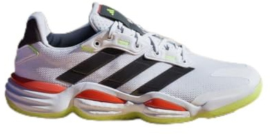 Adidas Men's Stabil 16 Indoor Shoes Sneaker, White/Aurora Met./Aurora Plum, 6.5 UK