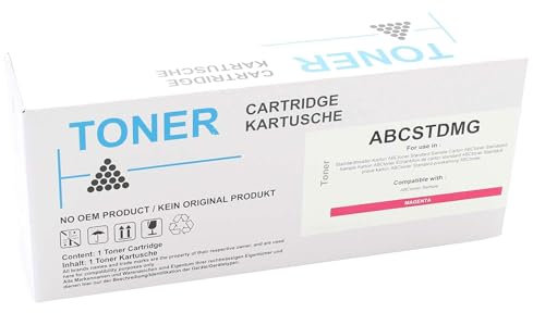 ABC Kompatibler Toner für Oki 45862820 Magenta für Oki ES8453 ES8453dn ES8453dnct ES8453dnv ES8473 ES8473dn ES8473dnct ES8473dnv ES8483 MFP