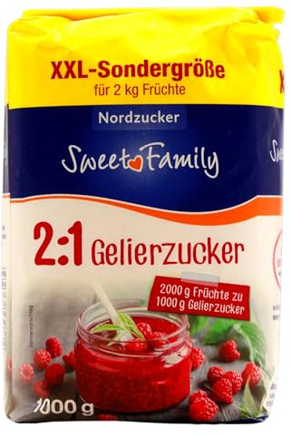 Nordzucker Sweet Family Gelierzucker 2:1, 10er Pack (10 x 1 kg)