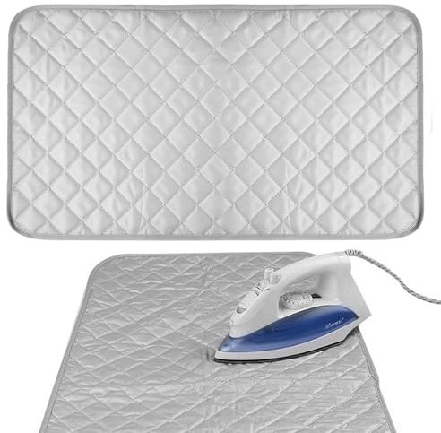 Planche à repasser portable de voyage, tapis de repassage pliable pour bureau et lit, 48,3 x 83,8 cm