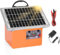 32 km solaire berger électrique avec batterie, 9,5 kV berger électrique Contrôleur pour chevaux, clôture électrique 0,5 J pour élevage d'animaux de berger, pour ferme, pâturage, jardin