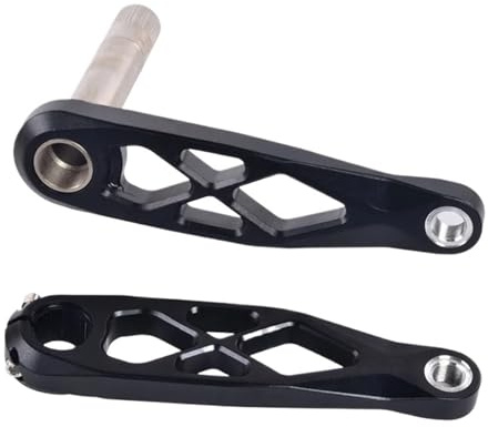 Generisch MTB-Kurbelgarnitur BSA 24 mm 165 170 175 Direct Mount Trail Hollow Bike Kurbelachse DH AM XC(Crank,165mm)