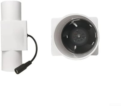 12V DC Inline Duct Fan for Bathroom Exhaust Ventilation Air Movement Cooling Heating with 24300 RPM Speed and Efficient Airflow Delivery (40mm)