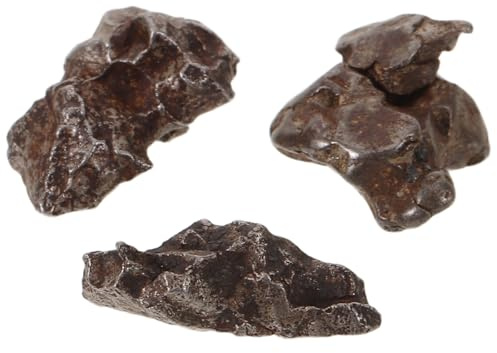 TOPBATHY Authentic Iron Meteorite Science Ornament 5g for Classroom Teaching Specimen Display and Educational Scientific Specimen Preserving Genuine Asteroid Rock Structure