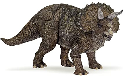 Papo Large Triceratops Figurine 22 cm, Dinosaurs Collection, Kids Ages 3+ | A meeting with a gentle giant herbivore | discover prehistoric life | hand-painted | a truly original gift idea for all