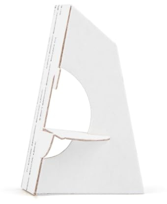 Lineco White Self-Stick Easel Back 3In Pkg/25 | Single Wing, Acid Free, Display Signs, Canvas, Photographs, Brochures, Posters, Artwork and Crafts, Made in USA