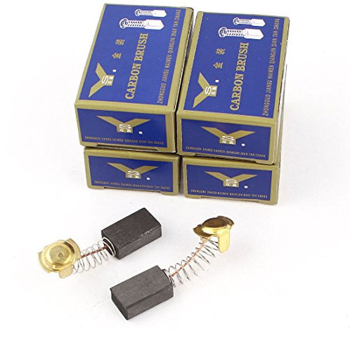 sourcing map 10 Piezas 17mm x 11mm x 7mm 999043 Carbono Escobilla para hitachi Eléctrica Herramienta