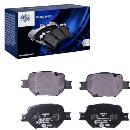 HELLA 8DB 355 010-201 Brake pad set - not prepared for wear indicator - T1330 - for e.g. LEXUS / SCION / TOYOTA